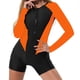 thumbnail image 1 of Traje de baño de una pieza para mujer, traje de baño de manga larga con cremallera para surf, traje de baño de moda playera para mujer, trajes de baño de una pieza para mujer, trajes de baño para muje, 1 of 8