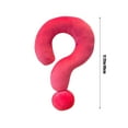 thumbnail image 7 of Tunhigl Question Mark Pillows: Soft and Flexible Plush Body Pillow for Office Naps, Travel, and Comfort - Perfect Gift for All Ages in Multiple Colors Red, 7 of 7