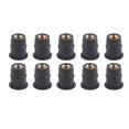 thumbnail image 1 of 10pcs M5 5mm/0.2in Metric Rubber Well Nuts for Motorcycle Windshield, 1 of 4