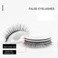 thumbnail image 2 of Pestañas falsas 3 pares de pestañas postizas autoadhesivas Pestañas de aspecto natural Pestañas postizas reutilizables con tiras de pegamento de repuesto Espejo para maquillaje de ojos Fácil de usar, 2 of 8