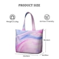 thumbnail image 4 of 22 Inch Oversized Travel Bag Lightweight Canvas Weekender Duffel with Multi Pockets, Animal Print, 4 of 5