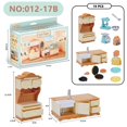 thumbnail image 3 of Forest Family 1/12 Kitchen Furniture Bathroom Bedroom Bakeware Sets Miniature Model Dollhouse Accessories Refrigerator Girl Gift, 3 of 5