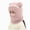 K138-Pink, variant on NOLDARES Kids Winter Balaclava Face Mask, Thermal Ski Hood Hat, Windproof Neck Warmer Scarf for Boys Girls(K138-Black)