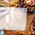 thumbnail image 4 of OULII 25 Pcs Sacs sous Vide Refermables Sacs de Conservation des Aliments Pe Pa 11.8X7.9In, 4 of 8