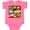 Hot Pink, variant on Inktastic My Grandma Loves Me Superhero Boys or Girls Baby Bodysuit