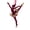 Ballet Girl, variant on Sequins Velvety Butterfly/Deer/Snowflake Ornament Shatterproof Christmas Tree Decoration For Mantels Window
