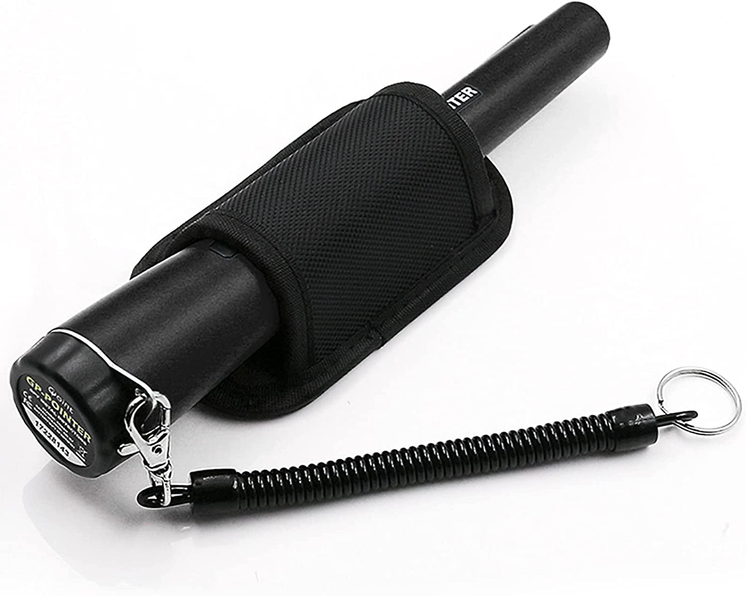 LYFJXX Black Automatic 9 Volt Battery Powered Handheld GP Pointer Metal Detector