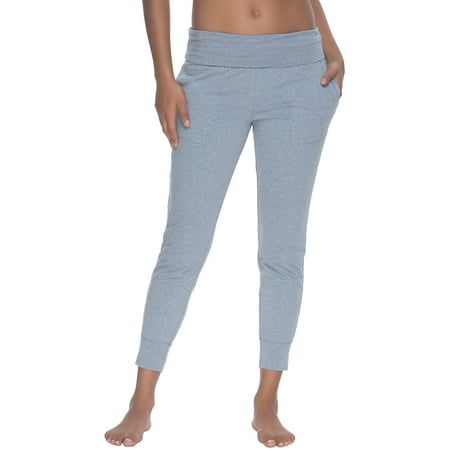 

Felina | Organic Cotton Stretch Fold-Waist Joggers (Sky X-Large)