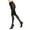 Clody Skies-Black, variant on MeMoi Women's Sportif Rib Nylon Fashion Tights - Womens - Female (Small/Medium, Clody Skies/Black)