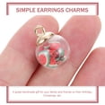 thumbnail image 4 of 30 piezas de dijes de bolas de cristal para pendientes sencillos, colgantes DIY, 4 of 8