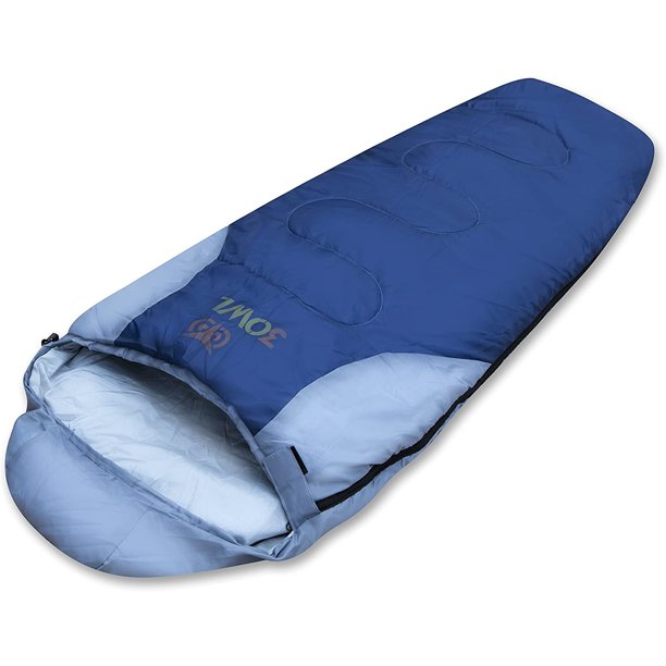 3OWL Sleeping Waterproof Bag for Kids 3Season Ideal for Camping, Hiking, and Traveling (Blue