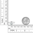 thumbnail image 3 of Gem Stone King 925 Sterling Silver Moissanite Engagement Ring for Women (0.69 Cttw, Round 5MM, Size 5), 3 of 6