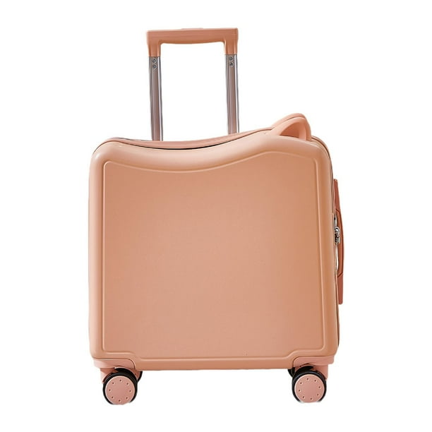 Los niños viajar en maleta llevan el tamaño de un regalo silencioso con ruedas Equipaje de viaje para niños de negocios para acampar niñas para niños Rosa