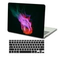 thumbnail image 1 of KSK KAISHEK Hard Protective Shell Case Cover Compatible Newest MacBook Air 13 inch with Touch ID USB Type-C + Black Keyboard Cover Model: A2337 m1 A2179 A1932 (Flower 1454), 1 of 5