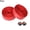 Red, variant on rygai 2Pcs Cycling Road Bike Sports Bicycle Handlebar Rubber Tape Wrap with 2 Bar Plug,Black