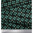 thumbnail image 2 of Soimoi Black Rayon Fabric Colorful Bottle Print Fabric by Yard 42 Inch Wide, 2 of 3