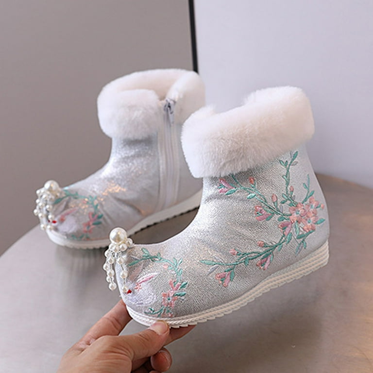 Walmart little top girls boots