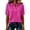 Hot Pink #035, variant on Polo Shirts for Women Golf Button Collared Summer Short Sleeve Tops Lightweight Work Polo Shirt Womens Blouses