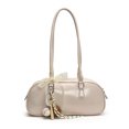 thumbnail image 1 of Bolso de axila para mujer, nuevo bolso de moda 2025 de color liso, versión coreana, bolso de hombro para mujer, bolso baguette con textura para desplazamientos diarios., 1 of 5