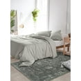 thumbnail image 3 of Living Room Rug Soft Entrance Rugs Indoor Dark Grey Distressed Throw Rugs With Rubber Backing Washable Farmhouse Neutral Area Rug For Bedroom Entryway Laundry Nursery Room, 3 of 8