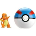 thumbnail image 1 of Pokémon Clip 'N' Go W3 - Charmander + Great Ball, 1 of 5