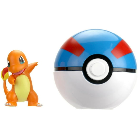 Pokémon Clip 'N' Go W3 - Charmander + Great Ball