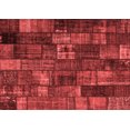 thumbnail image 1 of Ahgly Company Indoor Rectangle Patchwork Red Transitional Area Rugs, 2' x 5', 1 of 4