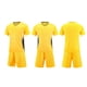 thumbnail image 1 of Conjuntos de blusas y camisas de manga corta con cuello en V. Conjunto de traje de fútbol de color sólido para niños para juegos deportivos universitarios, partidos de rendimiento, uniformes de entren, 1 of 5