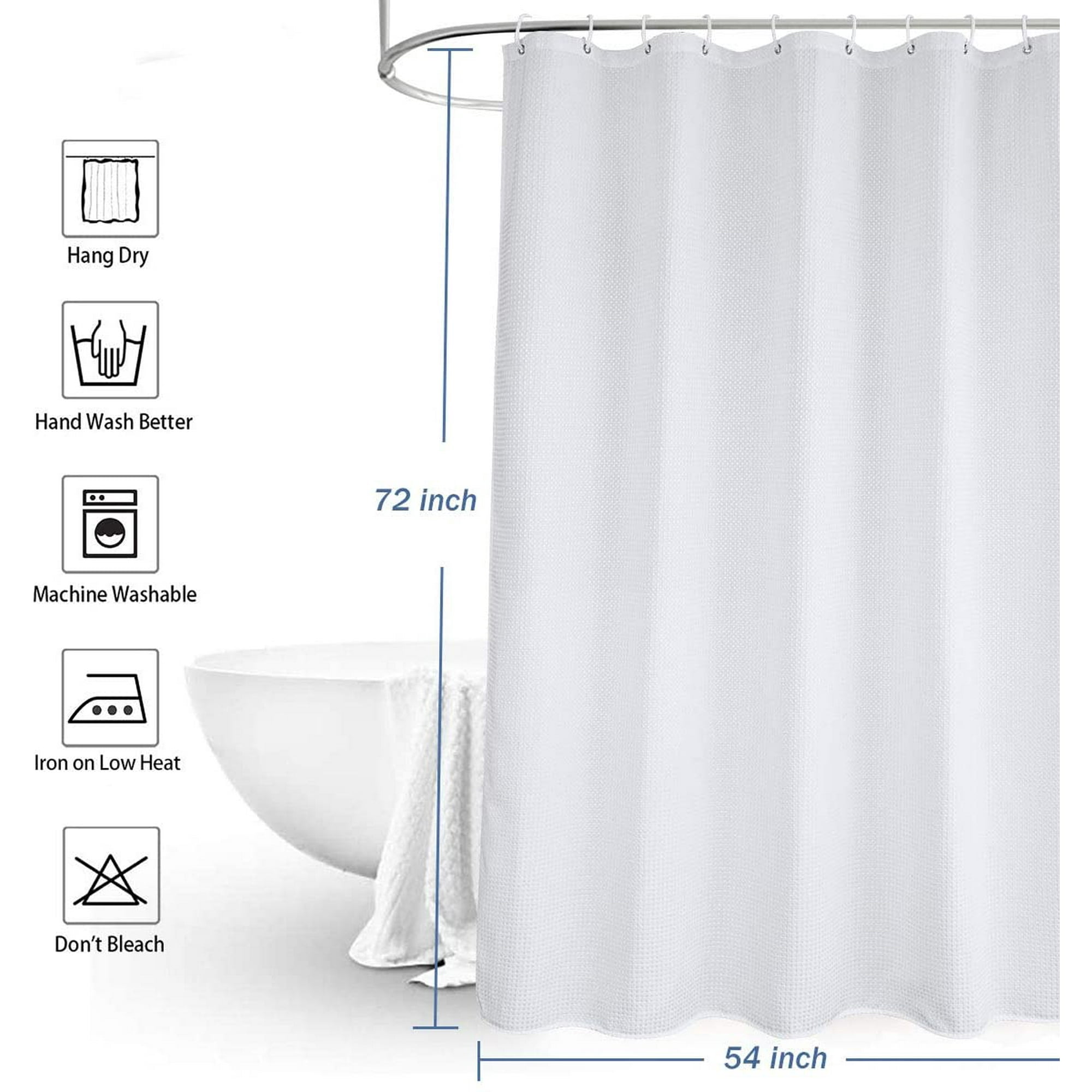 How To Hang A Fabric Shower Curtain Liner