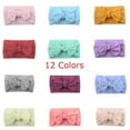 thumbnail image 3 of Bmnmsl Baby Girl Bow Headband Nylon Solid Color Stretch Cute Hair Band, 3 of 6