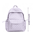 thumbnail image 3 of Polka Dot Casual Nylon Daypack, Large Capacity Lightweight Fashion Backpack for Travel Outdoor Daily Commute, 3 of 8