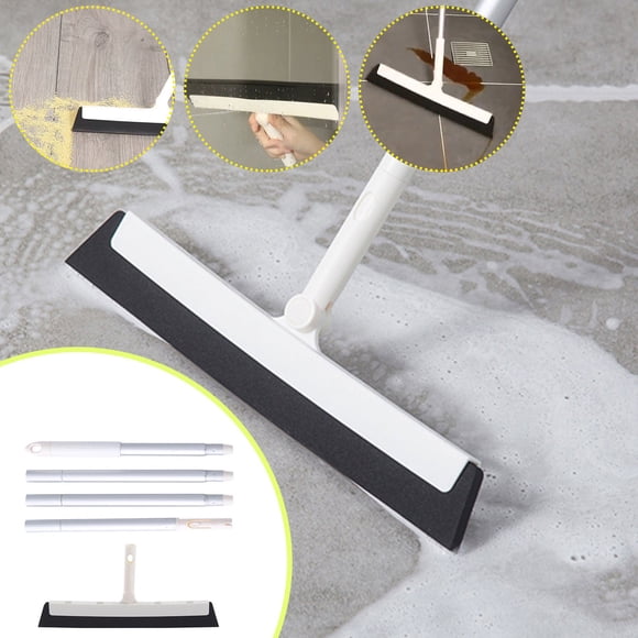 Fiudx Escoba Multifuncional, Raspador de Suelos, Raspador de Agua, Elimina El Pelo de Mascotas, Limpieza Sin Esfuerzo, Diseño de Gran Alcance, Mango Ergonómico, Aleación de Aluminio Resistente, Tamañ