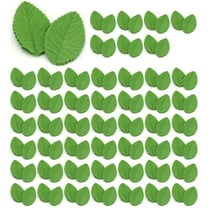 2024 TOP! Leaves Artificial Flower for Wedding Decoration Garland Rose Leaf Foliage Decorative Craft,Green