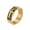 Gold, variant on Men's Stainless Steel Punk Rectangle Raised Faith Cross Engraved Signet Rings Gothic Titanium Biker Band Black Size 9