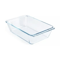 1.4L Deep Rectangular Tempered Glass Baking Dish