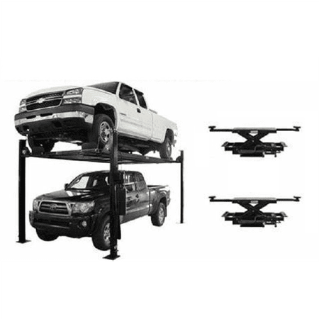 Atlas Automotive Equipment PRO8000EXT-L 4 Post Lift + RJ35 Sliding Jacks Combo