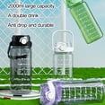 thumbnail image 3 of CSChome Gobelet Grande Capacité 2000ML Bouteille d'Eau Alimentaire Étanche avec Échelle pour Boisson Sportive, 3 of 7