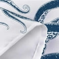 thumbnail image 5 of Funny Nautical Octopus Camper RV Shower Curtain for Travel Trailer Bathroom, Ocean Camping Fabric Stall Small Narrow Shower Curtains Set, Happy Camp Outdoor Decor Accessories with Hooks 47X64, 5 of 5