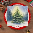 thumbnail image 5 of Dinning Napkin Wood Pulp Party Disposable Napkin Daily Wedding Birthday Use Christmas pattern Everyday Paper Napkin 20 Pcs, 5 of 6