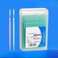 thumbnail image 2 of Interdental Silicone Brcomhes 200 Units Dental Toothpicks Brcomh Between Teeth Silicone Toothpicks With Thread Oral Cleaning Tools, 2 of 6
