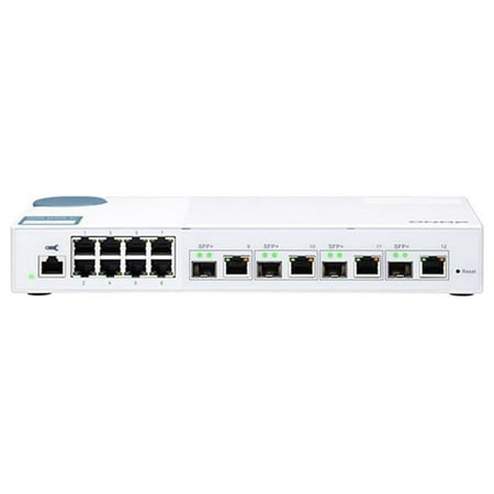 UPC: 0885022018734 | Qnap QSW-M408-4C-US Web Managed Entry-level 10GbE Layer 2 Web Managed Switch for SMB Network Deployment