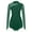 Green, variant on Women's Figure Ice Skating Dress Sparkly Rhinestones Long Sleeve Ballet Lyrical Dance Leotard Black M