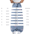 thumbnail image 3 of GiLiling Teen Girls Baggy Jeans High Waist Wide Leg Denim Pants Elastic Waist Y2k Vintage Aesthetic Cargo Pants Heart Embroidery (Blue, 11-12 Years), 3 of 8