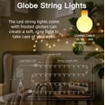 thumbnail image 2 of CATUOR String Lights for Bedroom, 33ft 100 Led Connectable Globe String Lights Indoor, Hanging Fairy Lights Plug in with Remote for Classroom, Room, Dorm, Outdoor, Christmas Tree Decor, Warm White, 2 of 8