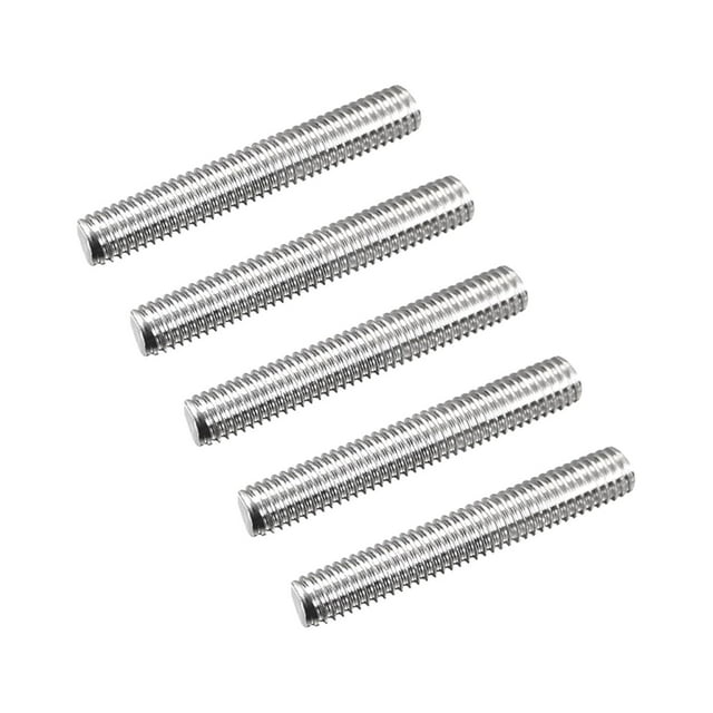 Unique Bargains Fully Threaded Rod M5 x 30mm 0.8mm Thread Pitch 304 Stainless Steel Right Hand Threaded Rods Bar Studs 5 Pack