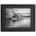 thumbnail image 3 of Gallery Solutions 14"x18" Wood Wall Frame Matted for 11"x14" Photos, Rectangular Wall Mount, Black, 3 of 11