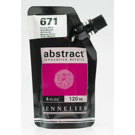 UPC: 3046450042303 | Sennelier Abstract Acrylic 120ml Satin Deep Magenta