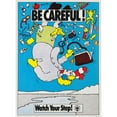thumbnail image 2 of National Institutes of Health 19x24 Gold Ornate Framed and Double Matted Museum Art Print Titled - Be Careful!, 2 of 4