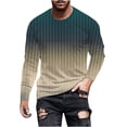 thumbnail image 2 of Blusas y camisas de manga larga y cuello redondo para hombre, camisetas casuales con estampado de moda y cuello redondo, blusa de manga corta para hombre, 2 of 5