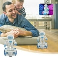 thumbnail image 2 of Childrens Robot Toy Cool Light Music Mechanical Walking Educational Gadget For Kids Stem Learning With Motion And Sound Features, 2 of 9